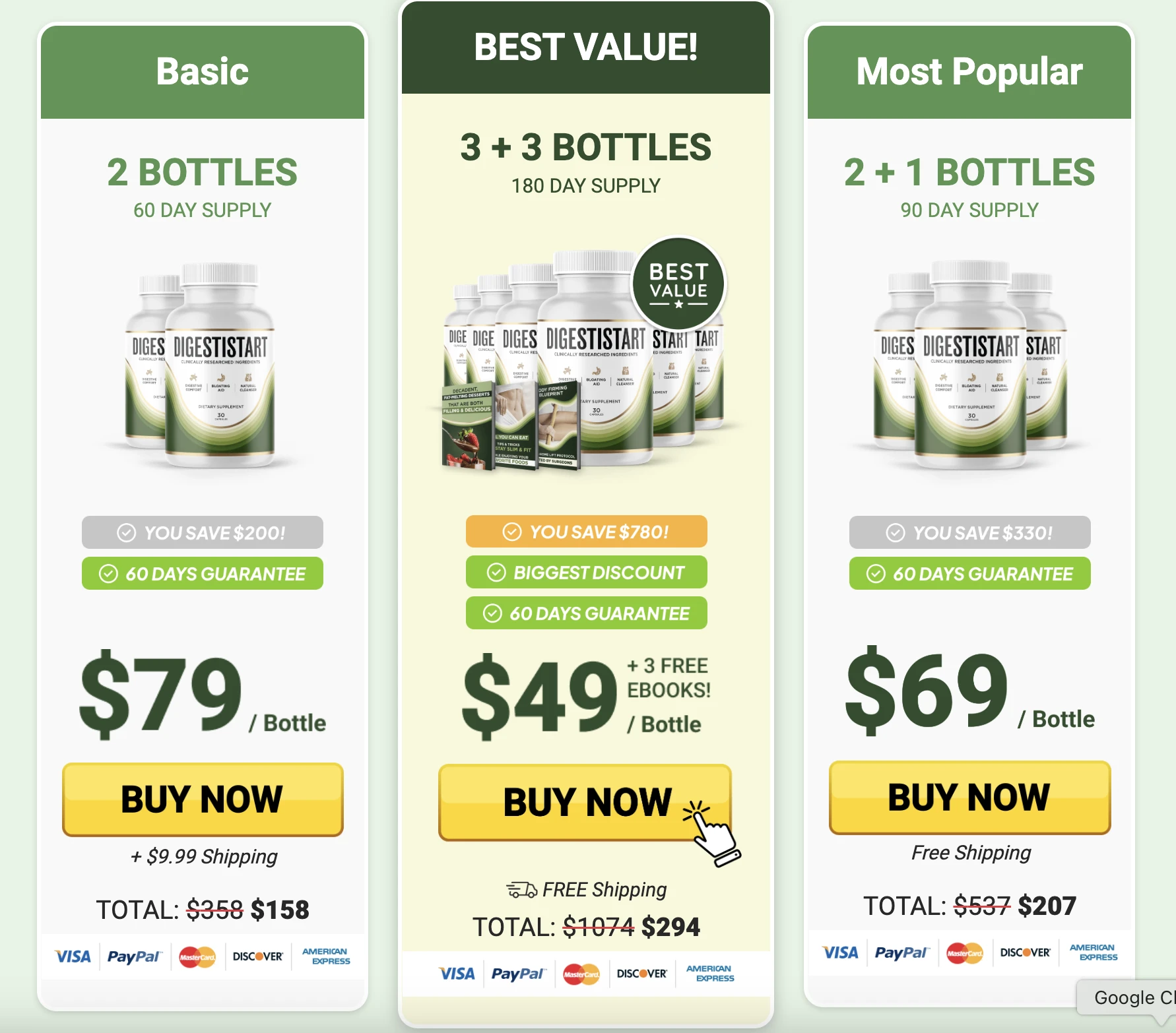 Order DigestiStart natural digestive support supplement official website