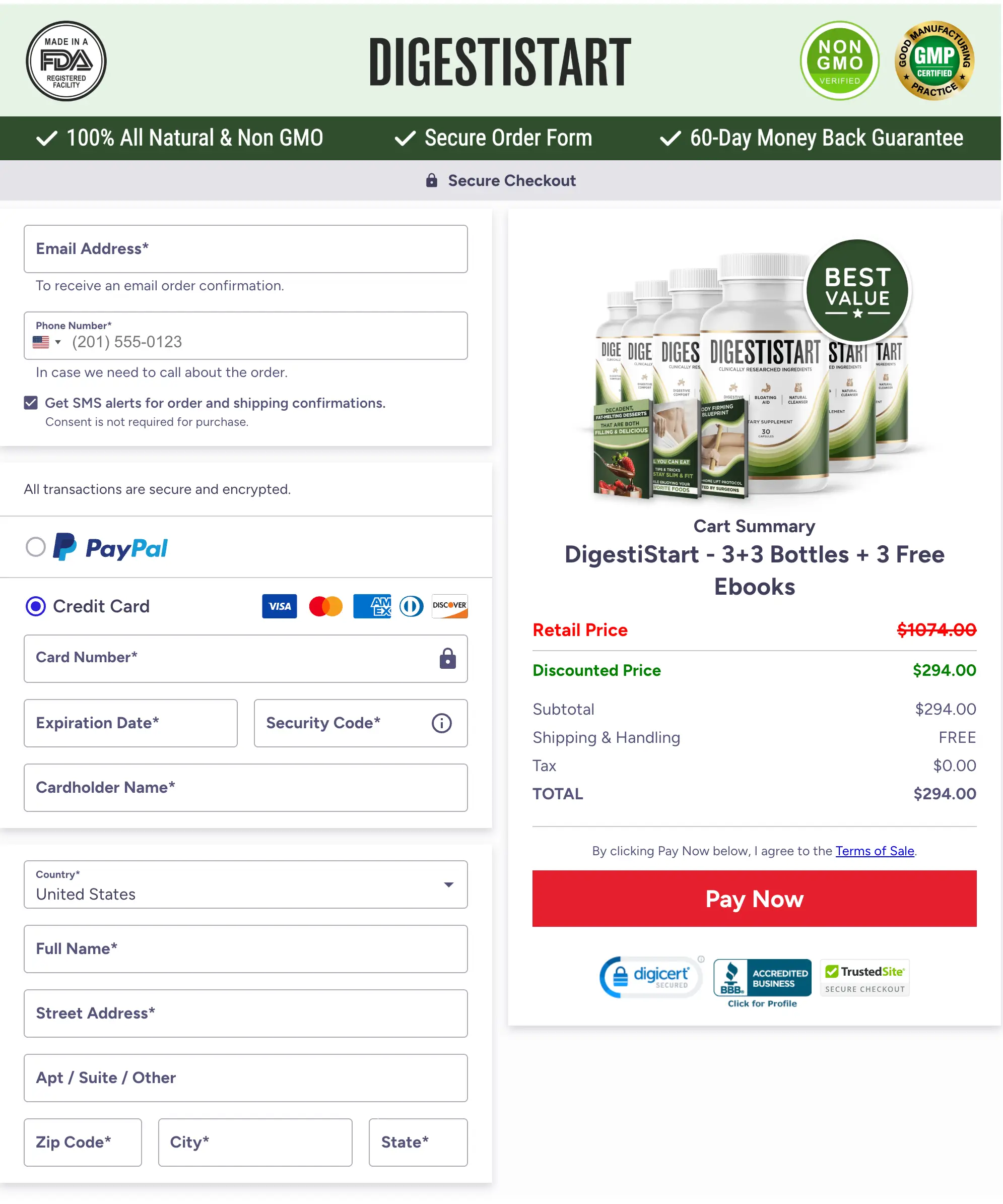 Where to buy DigestiStart natural digestive support supplement